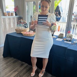 Calvin Klein white/ivory dress